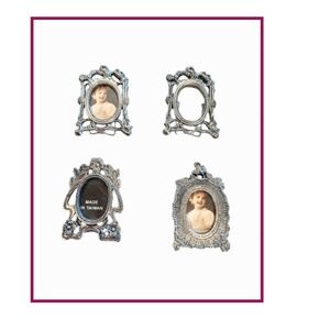 MINI ORNATE Picture frames set of 4 Never Used